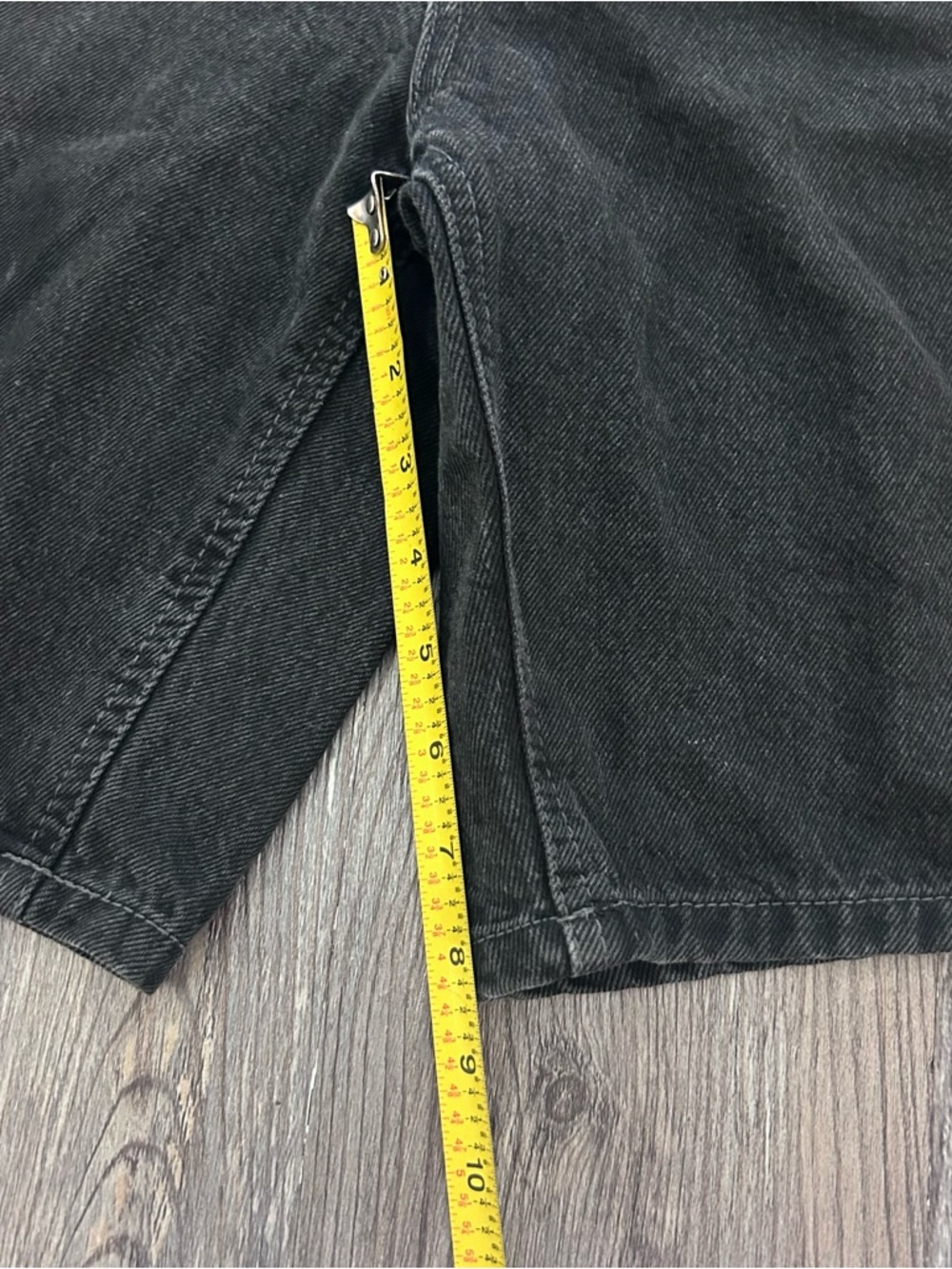 Empyre Shmutz Black Denim Skate Shorts 30 - Picture 8 of 10